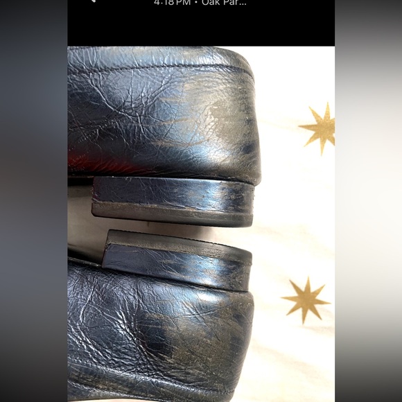 Chanel Leather & Patent Leather Lace-Up Shoes Size 40/  US10 - Picture 12 of 14